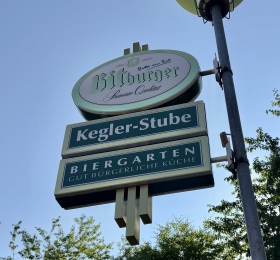 Keglerstube mit Biergarten